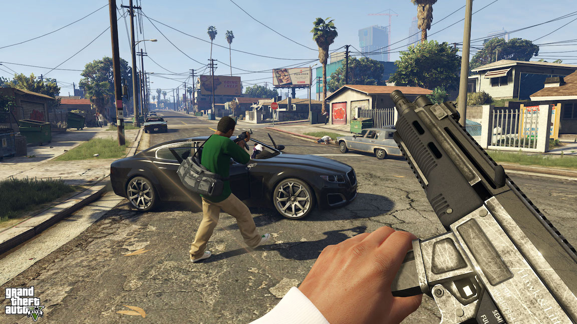 Grand Theft Auto 5 gameplay (2013)